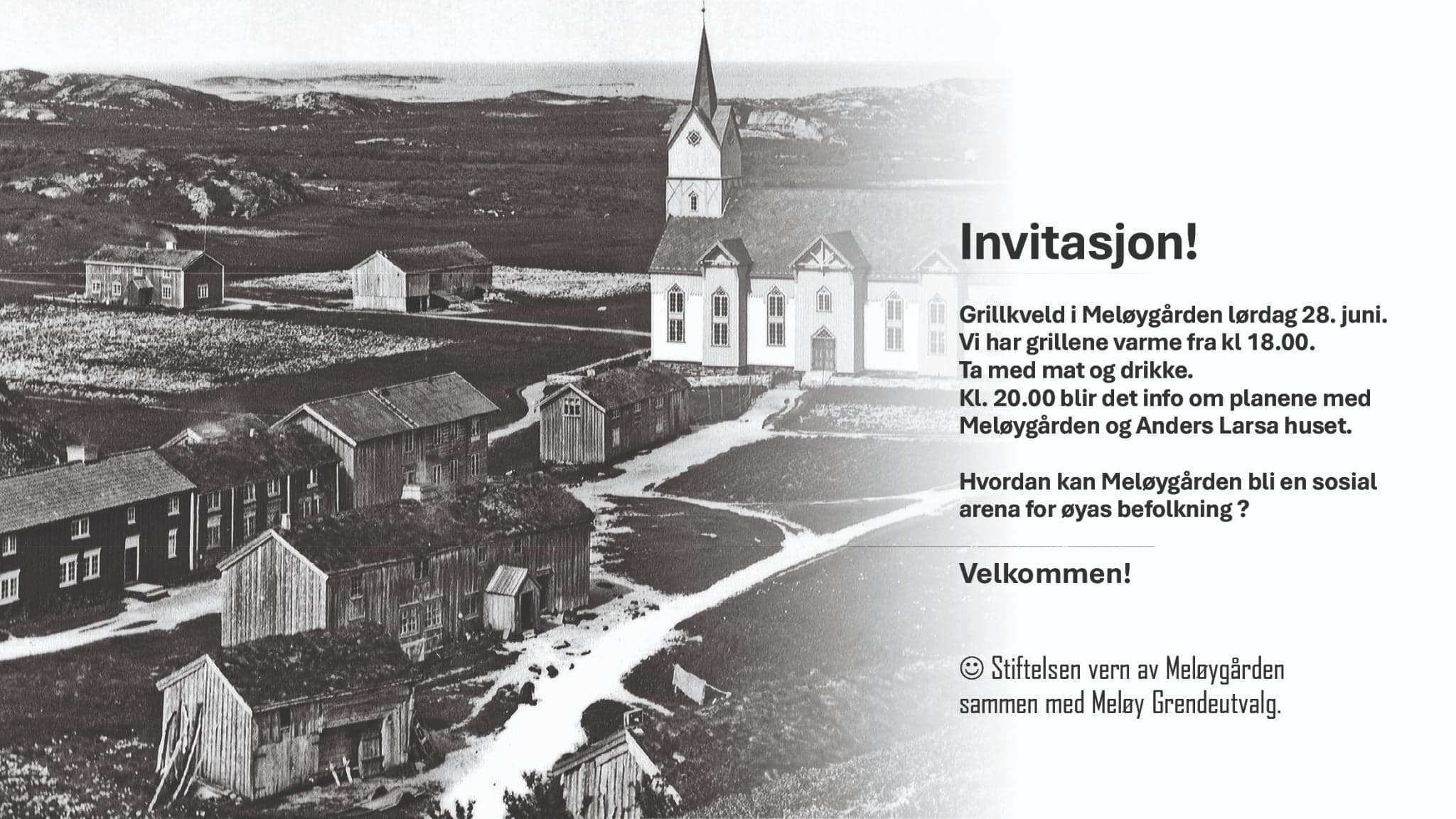 Velkommen til grillkveld i Meløygården