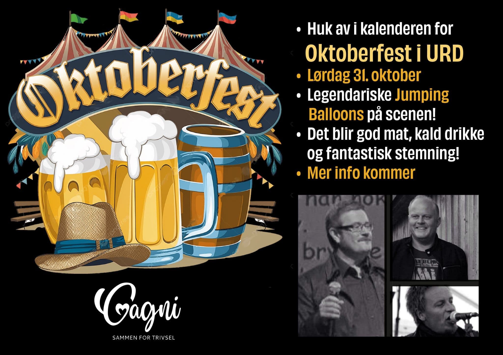 Oktoberfest i URD lørdag 31. oktober