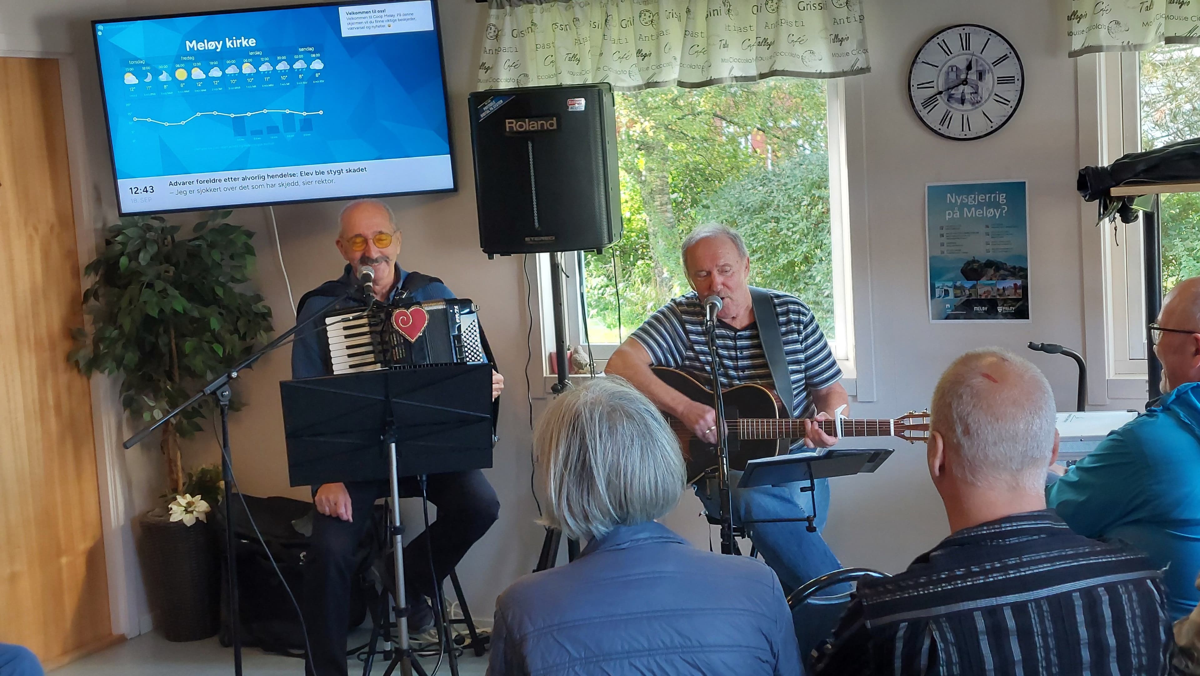 Intervju med publikum etter formiddagskonsert på Coopen