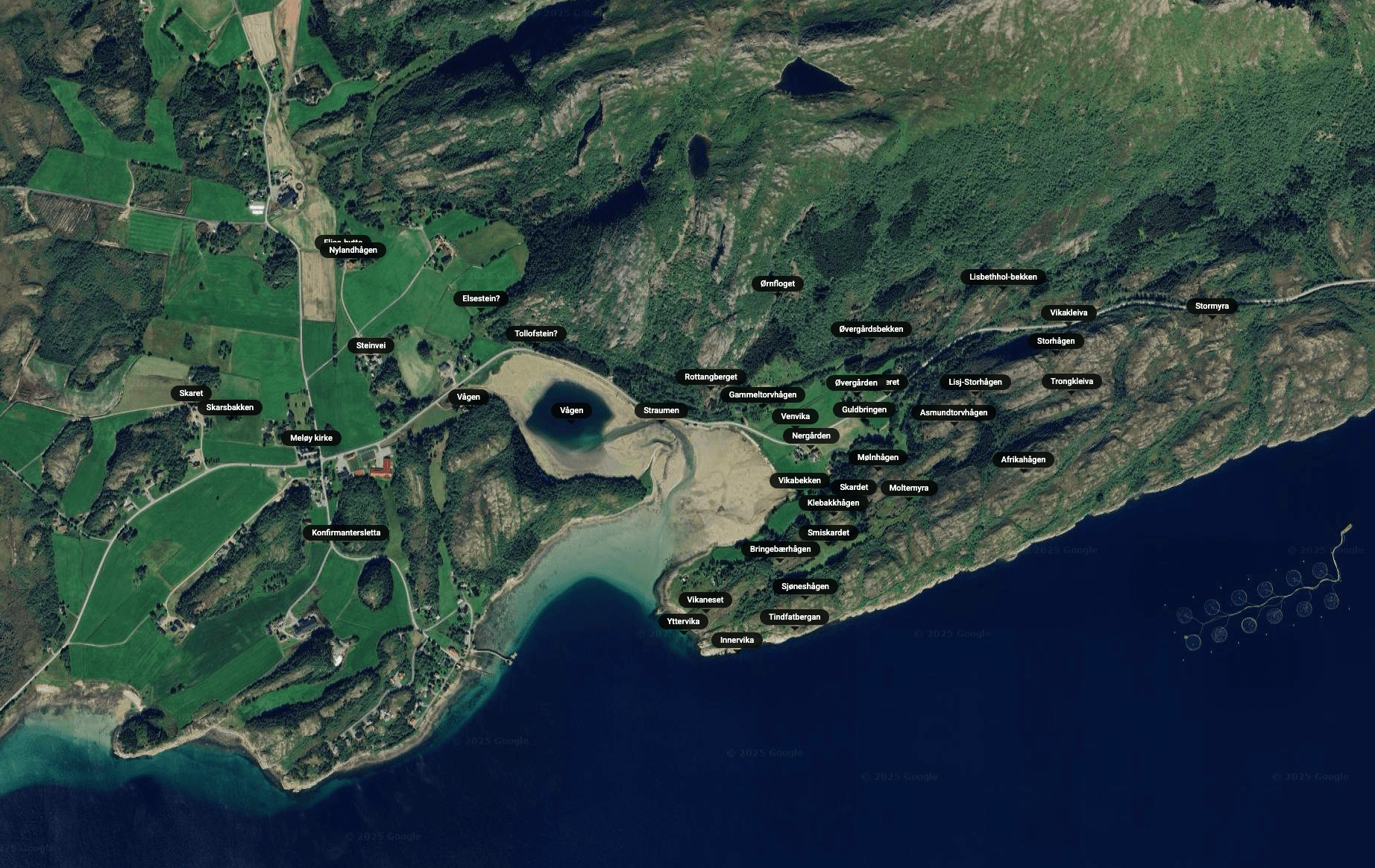 Bevar øyas historie