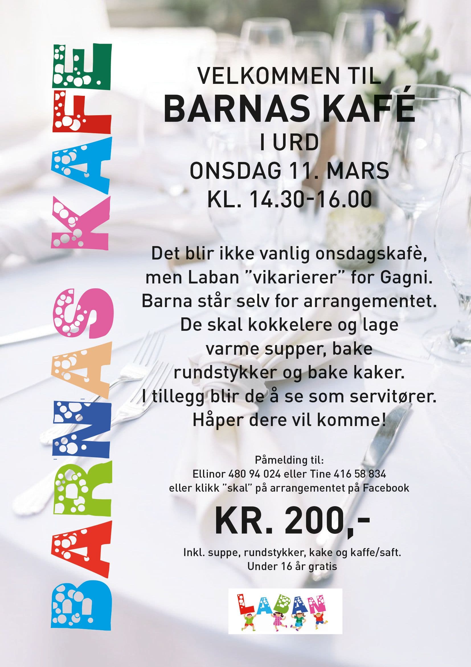 Velkommen til Barnas kafè