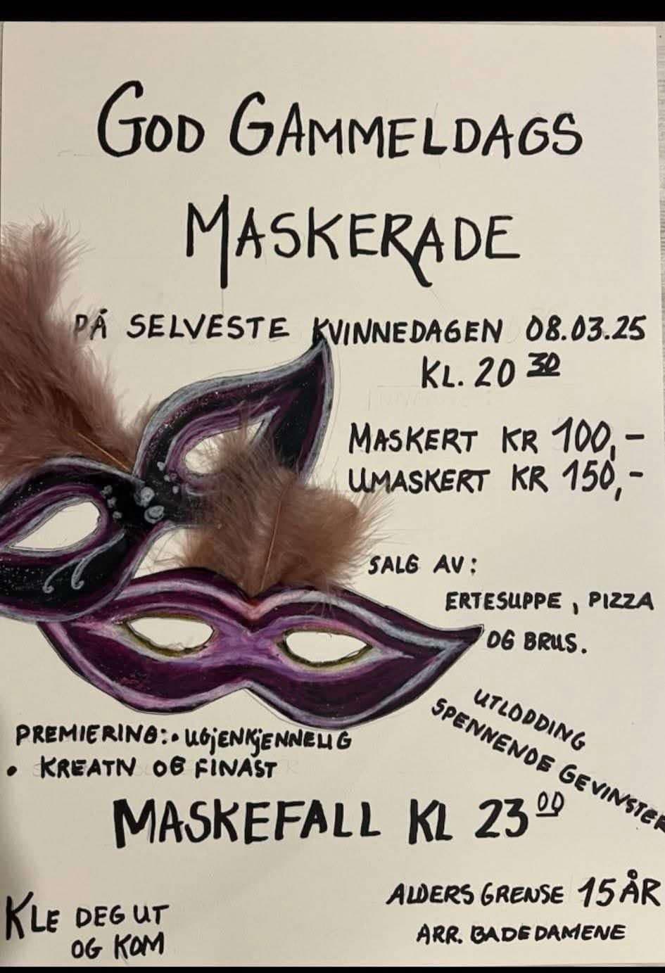 God gammeldags maskerade