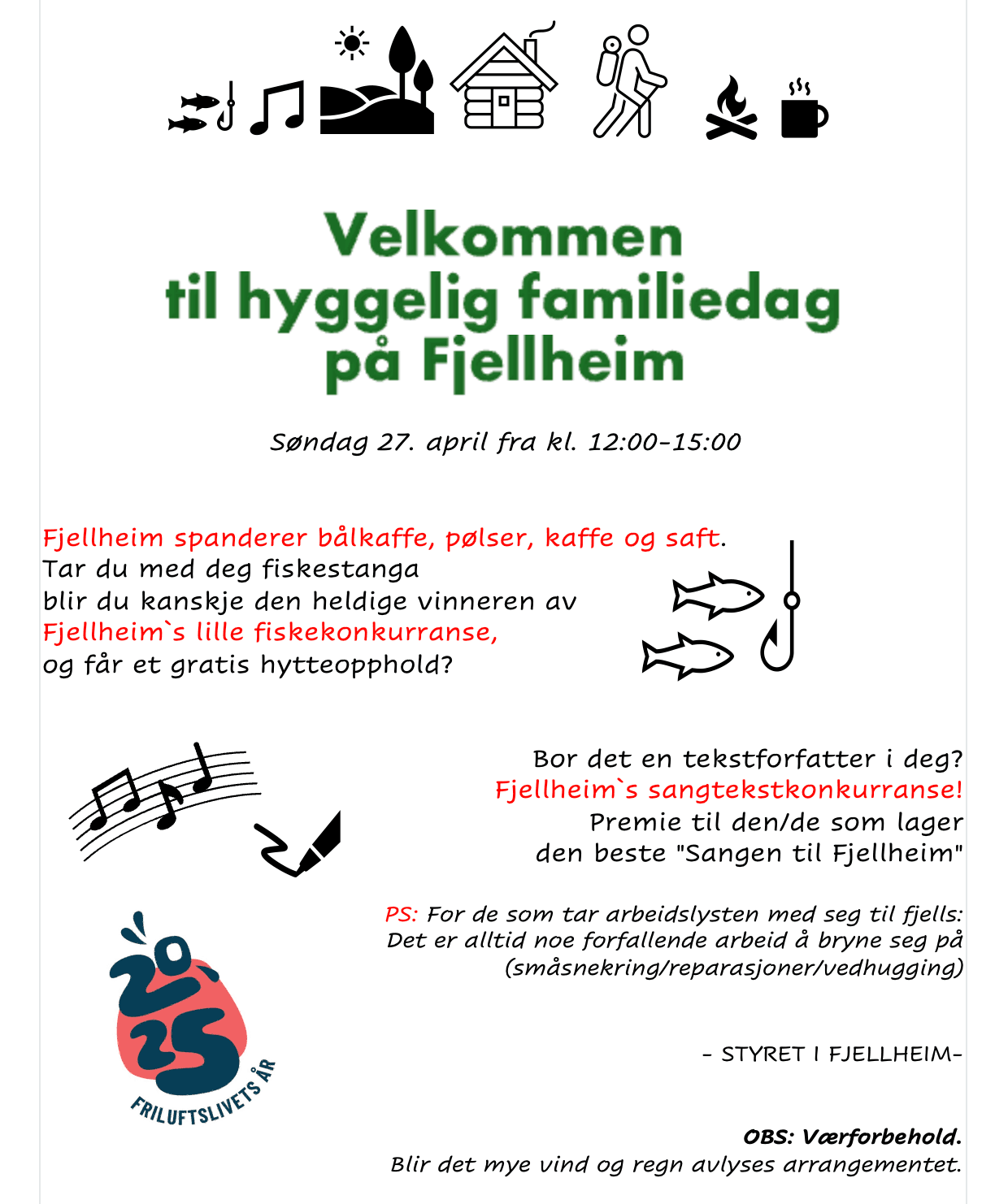 Legg søndagsturen til Fjellheim